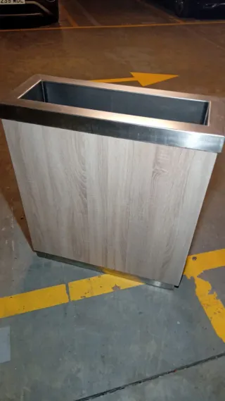 Mueble Cocina Industrial Madera y Metal