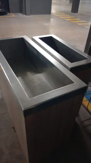 Mueble Cocina Industrial Madera y Metal