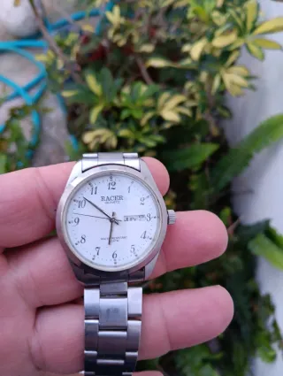 Reloj Racer Cuarzo Clásico Plata