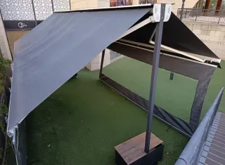 Toldo para terraza de bar
