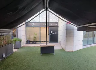 Toldo para terraza de bar