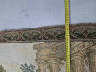 Tapiz antiguo escena pastoral