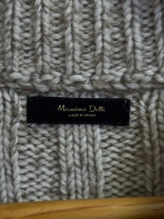 Chaleco de punto Massimo Dutti cuello alto