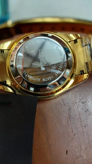 Orologio Lorenz Uomo Automatico Oro Nero