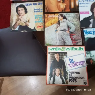 Discos vinilo LPs y singles, música años 80.