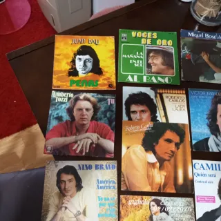 Discos vinilo LPs y singles, música años 80.