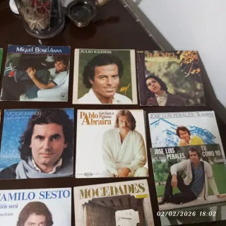 Discos vinilo LPs y singles, música años 80.