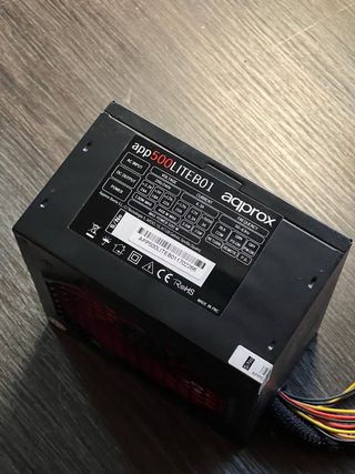 Fuente alimentación Approx 500W (APP500LITEB01)