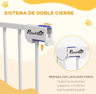 Barriera pieghevole in acciaio per animali domestici