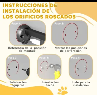 Barriera pieghevole in acciaio per animali domestici