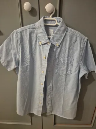 Camisa GAP niño azul 6 -7 años 116-122 cm