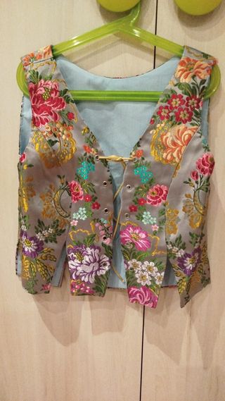 Corpiño Baturra / Fallera Niña Multicolor.