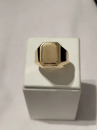Anillo Sello Oro Hombre Nuevo