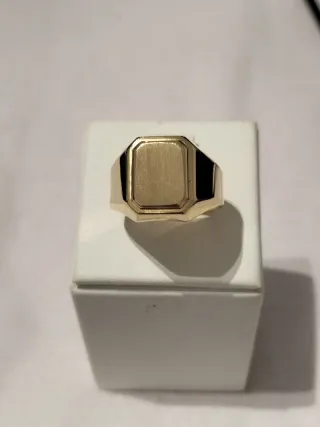 Anillo Sello Oro Hombre Nuevo