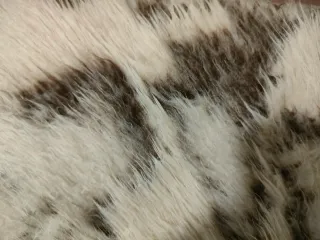 Taburete de pelo estilo nórdico