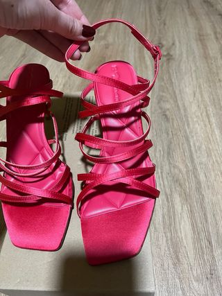 Sandalias Tamaris Mujer Talla 38 Rosa Fucsia