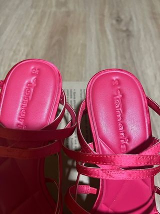 Sandalias Tamaris Mujer Talla 38 Rosa Fucsia