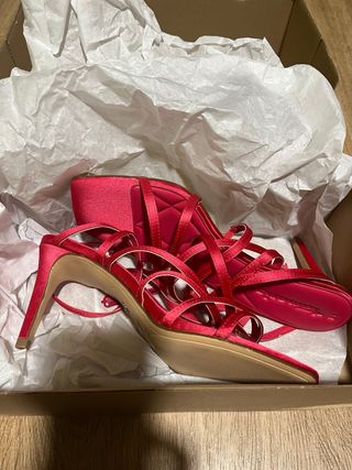 Sandalias Tamaris Mujer Talla 38 Rosa Fucsia