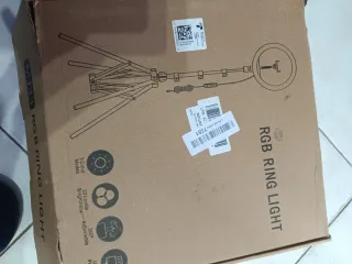 Tripé com Ring Light e Suporte para Telemóvel