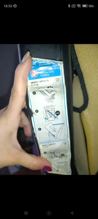 2 Sillas de Coche Babyauto grupo 0 1 2 y 3