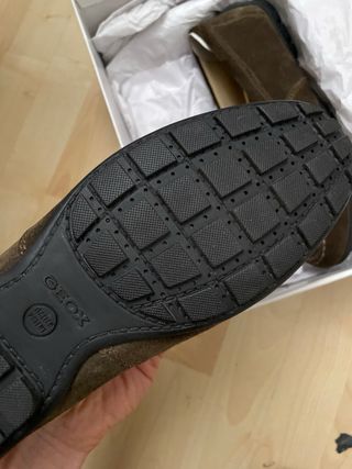 Mocasines Geox Marrones de piel  - Nuevos