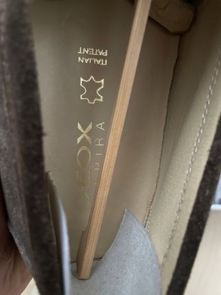 Mocasines Geox Marrones de piel  - Nuevos