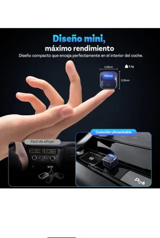 Ottocast Adaptador CarPlay/Android Auto Inalámbric