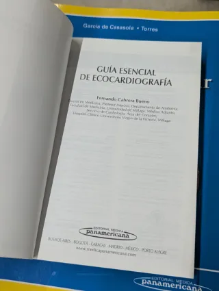 Guía Esencial de Ecocardiografía. Ed. Panamericana