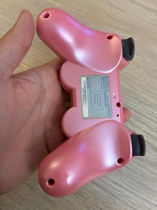 Mando / control PS3 Rosa Metálico