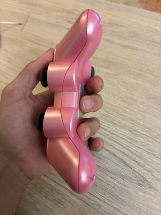 Mando / control PS3 Rosa Metálico