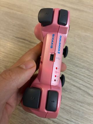 Mando / control PS3 Rosa Metálico