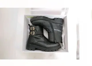 Stivali Silvian Heach Pelle Neri Tg 38