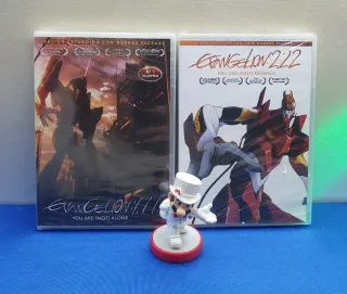 PELÍCULAS DVD EVANGELION 1.11 2.22 NUEVAS