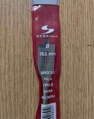 Brocas madera SESA TOOLS 18 y 24 mm