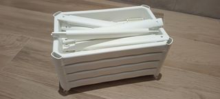 Estantería auxiliar blanca 3 baldas