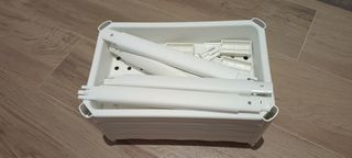 Estantería auxiliar blanca 3 baldas