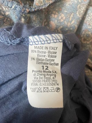 Blusa Italia Talla 50