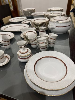 Vajilla Completa Porcelana 24 Personas