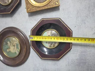 Lote 4 miniaturas marcos antiguos