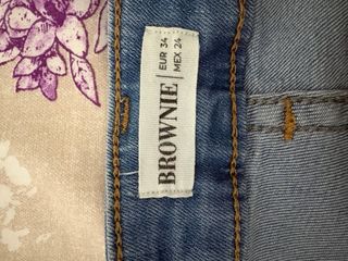 Pantalón vaquero ancho azul