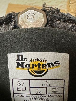 Botas Dr. Martens Negras Plataforma