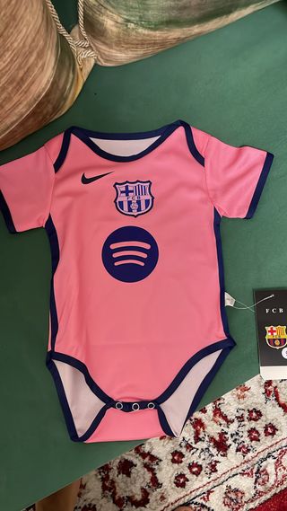Body Bebé FC Barcelona Nike Rosa
