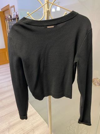 Chaqueta Michael Kors Negra Cremallera