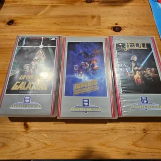 Trilogía Star Wars VHS - La Guerra de las Galaxias