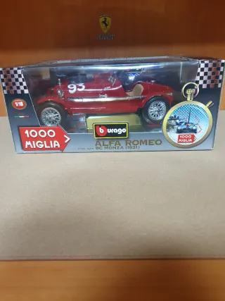Alfa Romeo 8C Monza Bburago scala da 1/18