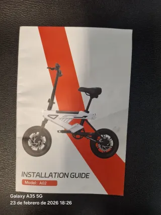 Bici Eléctrica Plegable A02