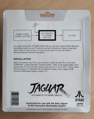 Atari Jaguar Automatic TV/Game Switch (Nuevo)