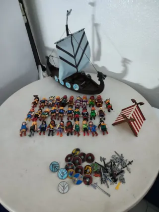 Playmobil Barco Vikingo y Figuras