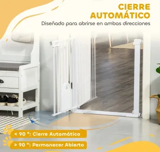 Barrera sicurezza per animali domestici bianca