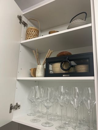 Muebles de cocina altos blancos